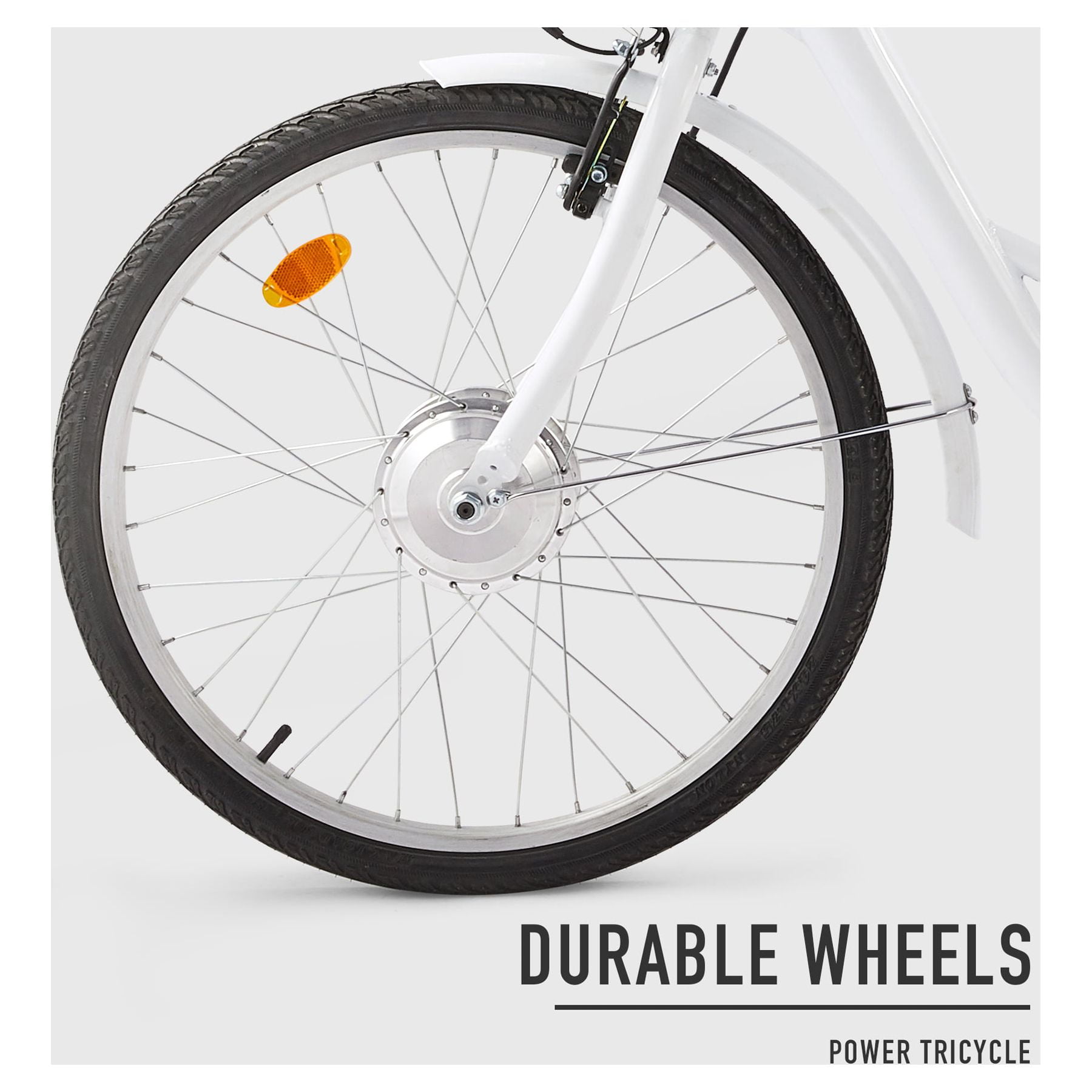 Viribus 26-Inch Electric Trike Bicycle for Adults