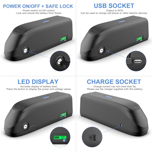 52V Lithium Ion Battery for Ebike Conversion Kits