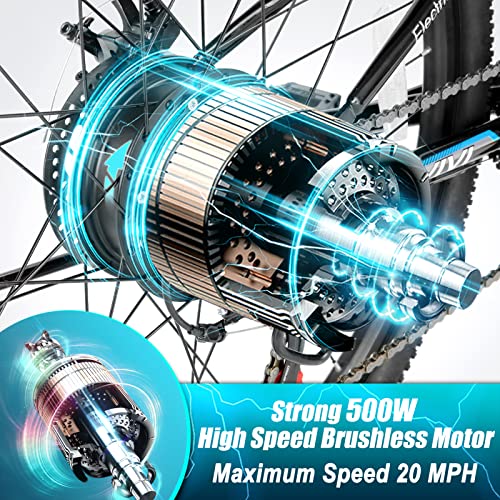 Vivi M026TGB Folding Electric Mountain Bike 500W