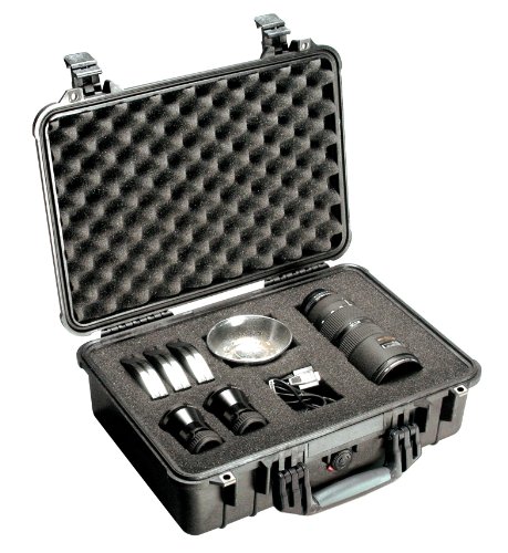 Pelican 1500 Camera Case With Foam (Yellow)