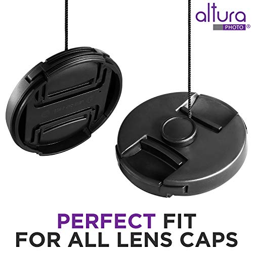 5 Pcs Altura Photo Lens Cap Keeper Holder