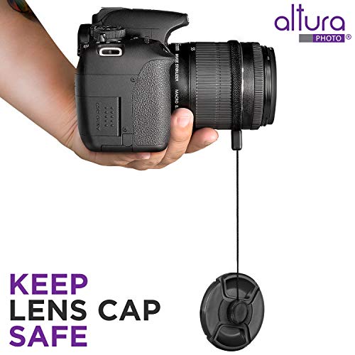5 Pcs Altura Photo Lens Cap Keeper Holder