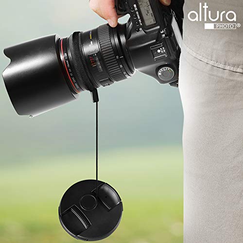 5 Pcs Altura Photo Lens Cap Keeper Holder