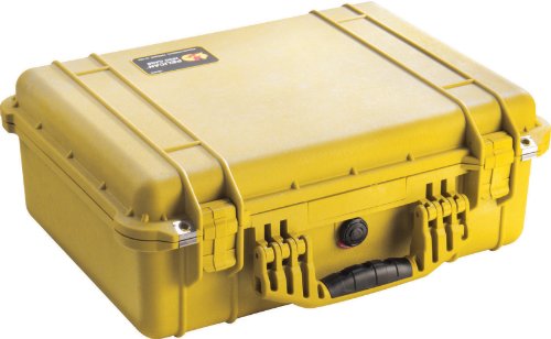 Pelican 1500 Camera Case With Foam (Yellow)