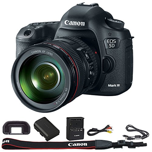 Canon EOS 5D Mark III 22.3 MP Full Frame CMOS Digital SLR Camera with EF 24-105mm f/4 L is USM Lens