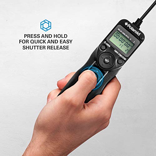 Polaroid PLRTC18 Replacement Shutter Release Timer Remote Control for Select Canon Digital SLR Cameras