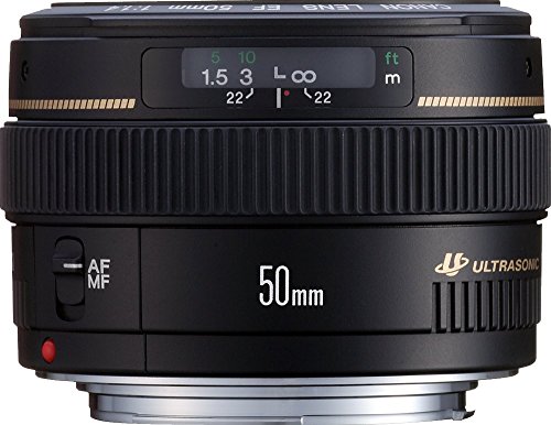 Canon EF 50mm f/1.4 USM Standard & Medium Telephoto Lens with UV Protection Lens Filter - 58 mm