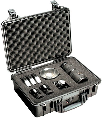Pelican 1500 Camera Case With Foam (Orange)