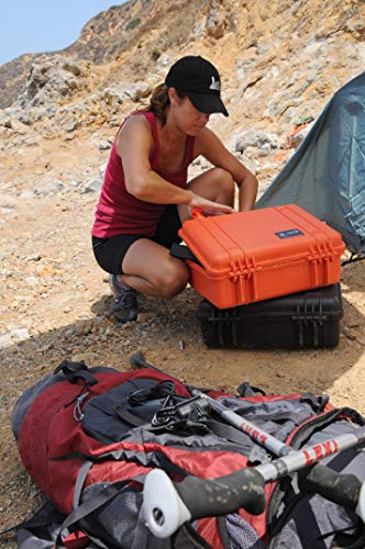 Pelican 1500 Camera Case With Foam (Orange)