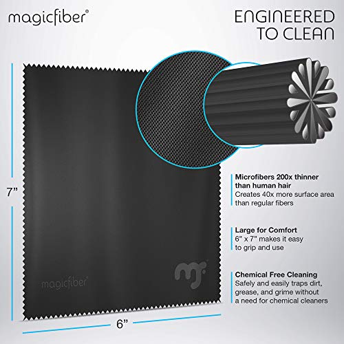 MagicFiber Microfiber Cleaning Cloths, 2 PACK