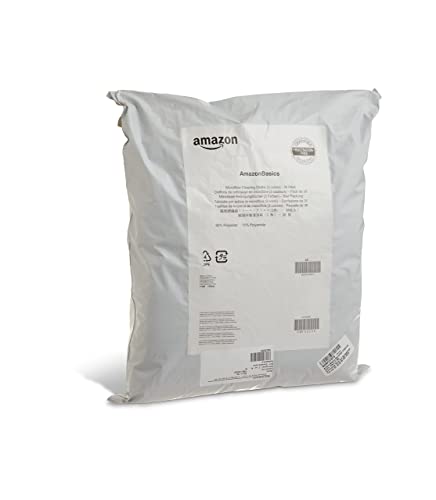 Amazon Basics Microfiber Cleaning Cloth, Non-Abrasive, Reusable and Washable, Pack of 36, Blue/White/Yellow, 16" x 12"