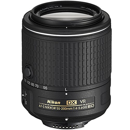Nikon 55-200mm f/4-5.6G VR II DX AF-S ED Zoom-Nikkor Lens (Renewed)