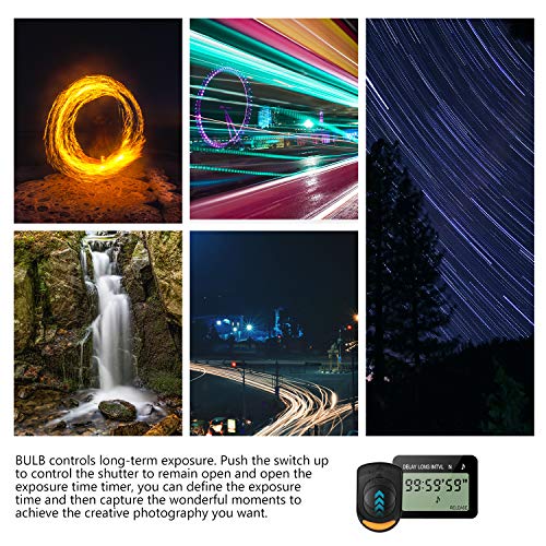 Neewer Timer Remote for Canon 50D, 40D, 30D, 20D, 10D, 5D,1Ds Mark III, 1D Mark III, 1D Mark II N, 1Ds Mark II,1D, 1V, EOS 3, D2000