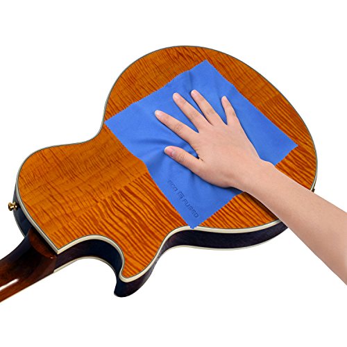 ECO-FUSED Microfiber Cleaning Cloth - 8 x 8 Inch Microfiber Cloth - Pack of 5 Lens Cleaning Wipes - Cleaning Cloth for Glasses, Eyeglasses, Camera Lens & Phones