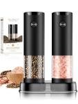 Automatic Electric Salt and Pepper Grinder Set