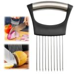 Stainless Steel Onion Slicer with Protective Case