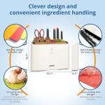 Smart Self-Cleaning Cutting Board and Knife Set