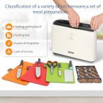 Smart Self-Cleaning Cutting Board and Knife Set