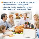 Smart Self-Cleaning Cutting Board and Knife Set