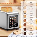 Touch Screen Stainless Steel 2-Slice Toaster