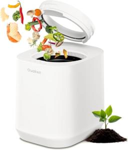 Ouaken 4L Smart Electric Kitchen Composter, Odorless