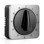 Stainless Steel Mechanical Cooking Timer with Alarm