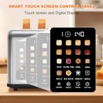 Touch Screen Stainless Steel 2-Slice Toaster