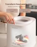 Ouaken 4L Smart Electric Kitchen Composter, Odorless