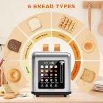 Touch Screen Stainless Steel 2-Slice Toaster