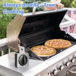 Stainless Steel Mechanical Cooking Timer with Alarm