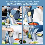 Adjustable Mandoline Slicer and Vegetable Chopper