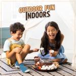 Electric Indoor S'mores Maker with Roasting Sticks