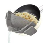 YEVIOR Collapsible Silicone Strainer for Pots & Pans
