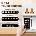 Mecity Smart Touch Screen 2 Slice Toaster