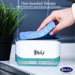 OMAI 2-in-1 Dish Soap Dispenser and Sponge Holder