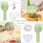 4-in-1 Wireless Electric Vegetable Cutter Set