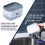OMAI 2-in-1 Dish Soap Dispenser and Sponge Holder