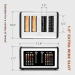 Touch Screen 4-Slice Stainless Steel Toaster