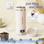Portable Electric Kettle with Temperature Control, 400ml