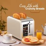 Mecity Smart Touch Screen 2 Slice Toaster
