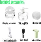 4-in-1 Wireless Electric Vegetable Cutter Set