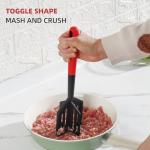 2-in-1 Potato Masher and Meat Chopper Tool