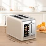 Mecity Smart Touch Screen 2 Slice Toaster