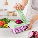 16-in-1 Vegetable Chopper with 8 Blades