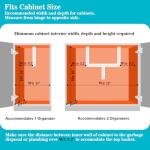 Realinn Pull-Out Under Sink Organizer, Black