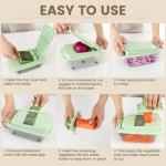 16-in-1 Vegetable Chopper with 8 Blades