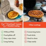 Bella Flip-n-Store Waffle Maker with Nonstick Coating