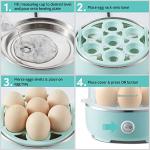 Elite Gourmet Retro Mint 7-Egg Electric Cooker