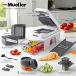 Mueller Pro-Series 12-Blade Mandoline Slicer & Chopper