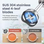 Ganiza 5-in-1 Immersion Blender with Accessories